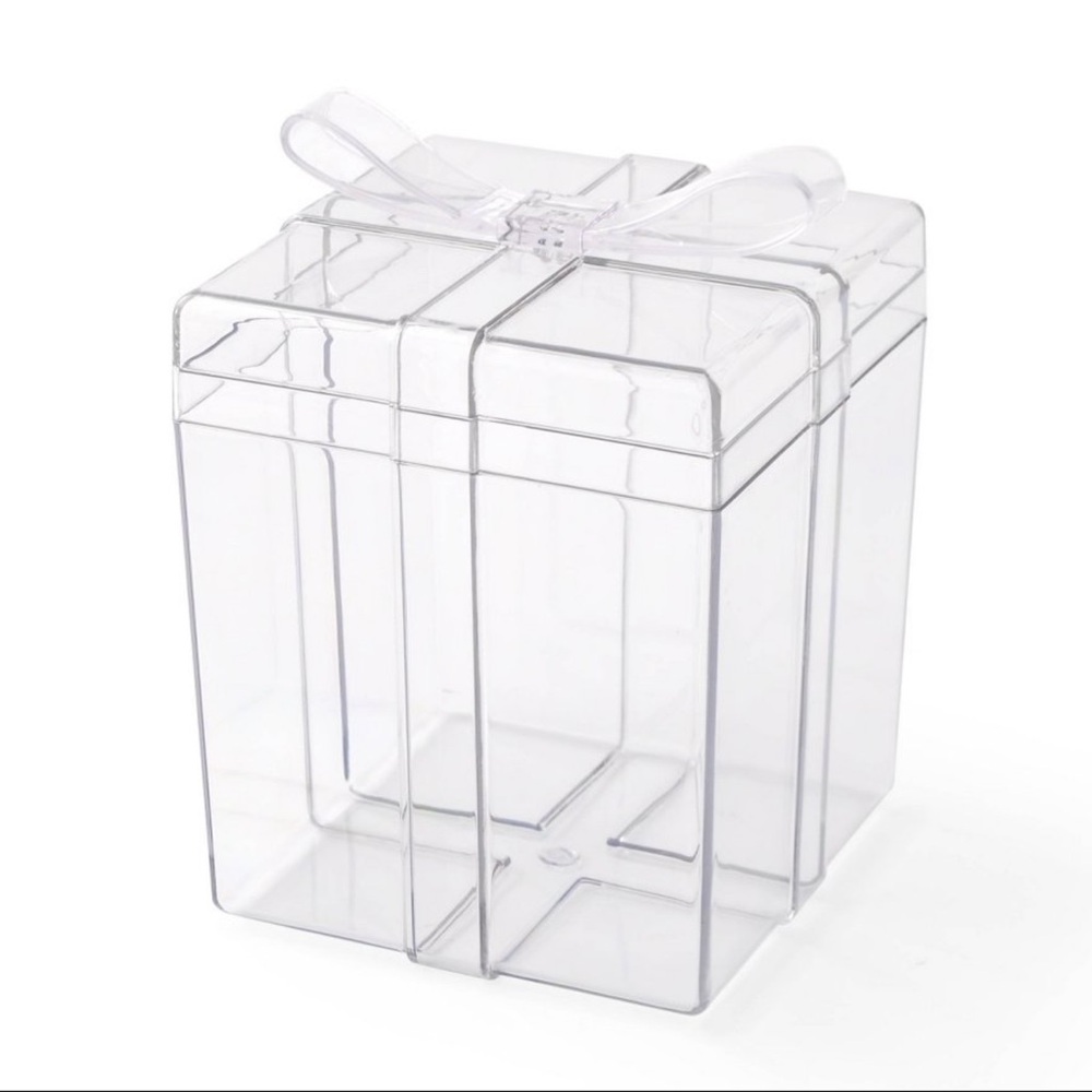 New! Acrylic Clear Square Gift Box, Target Bullseye Playground 2025 Collection